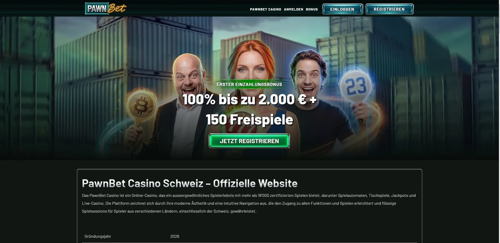 Casino — Pawnbet Casino